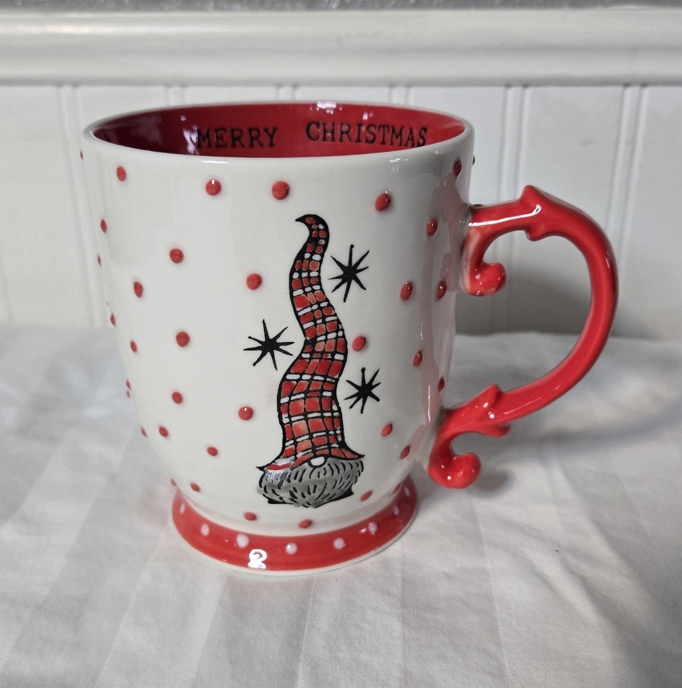 Peppermint & Pine Gnome Christmas Mug